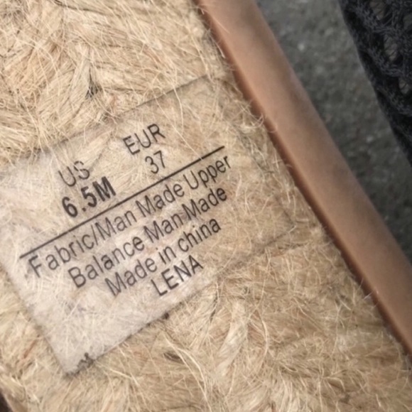 Sam Edelman LENA black flats espadrilles beach mesh walking women’s shoes 6.5 - Picture 6 of 7